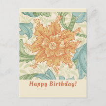 Birthday William Morris floral wallpaper CC1133