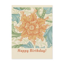 Birthday William Morris floral wallpaper CC1133