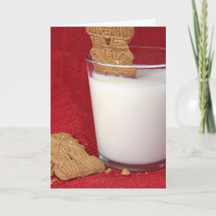 Birthday windmolen koekje in melk kaart