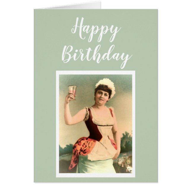 Birthday Wine Lovers Funny Wishes (Voorkant)