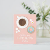 Birthday Wish Feestdagenkaart (Staand voorkant)