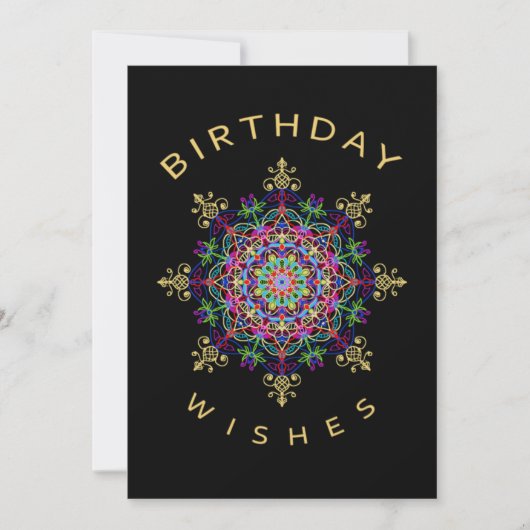 Birthday Wish Kaart (Voorkant)