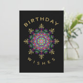 Birthday Wish Kaart (Staand voorkant)