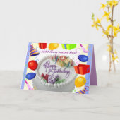 Birthday Wish_ Kaart (Gele Bloem)