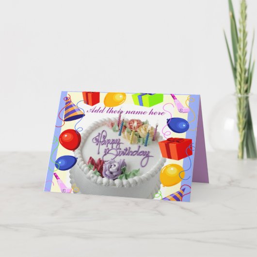 Birthday Wish_ Kaart (Voorkant)