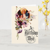  Birthday Wish Kaart (Gele Bloem)