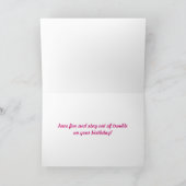 Birthday Wish Kaart (Binnen)