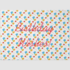 Birthday Wish Tissue Tissuepapier