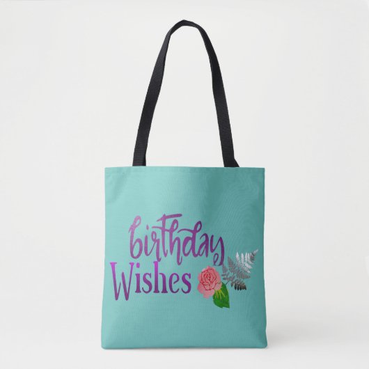 Birthday Wish Tote Bag (Voorkant)