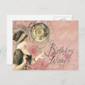 Birthday Wishes Briefkaart (Voorkant / Achterkant)