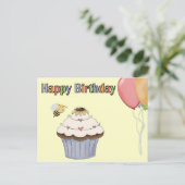 Birthday Wishes Briefkaart (Staand voorkant)