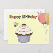 Birthday Wishes Briefkaart (Voorkant / Achterkant)