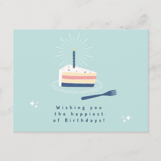 Birthday Wishes Briefkaart (Voorkant)