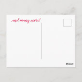 Birthday Wishes Briefkaart (Achterkant)