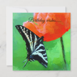 Birthday Wishes Flat Kaart
