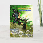 Birthday wishes for a Granddaughter from a fairy Kaart<br><div class="desc">A beautiful fairy sits by an enchanted leg ready to grant your birthday wishes. Customize this card to add your own sentimenten.</div>