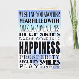 Birthday Wishes Kaart