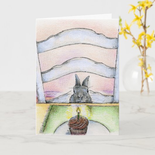 BIRTHDAY WISHES KAART (Gele Bloem)