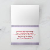 Birthday Wishes Kaart (Binnen)