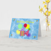 Birthday Wishes Kaart (Gele Bloem)