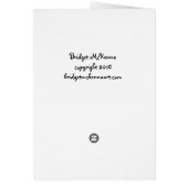 Birthday Wishes Kaart (Achterkant)