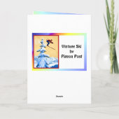 Birthday Wishes, Ski Bavaria, Duitsland Kaart (Achterkant)