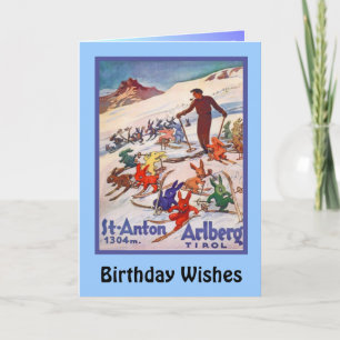 Birthday Wishes, St Anton, Arlberg Kaart