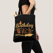 Birthday Witch Halloween Birthday Tote Bag (Dichtbij)