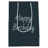 Birthday Woman With a Red Umbrella  Medium Cadeauzakje (Achterkant)