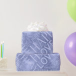 Birthday Word Cloud Daughter Blue ID272 Cadeaupapier<br><div class="desc">Ik had veel plezier met het maken van deze verjaardagswoordwolken, dus ik hoop dat je er plezier in hebt ze te gebruiken! Deze, voor een dochter van elke leeftijd, kenmerkt woorden als: 'jij rots, vier, feest, liefde' en 'het beste ooit' in een selectie coole lettertypen samen met de tekst 'Happy...</div>