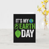 Birthday World Earth Day Natuur Planet Cute Enviro Kaart (Gele Bloem)