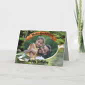 Birthday World's Greatest Dad River South 0365 Kaart (Voorkant)