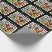 Birthday Wrapping Paper / Barnyard Chickens Cadeaupapier (Hoek)
