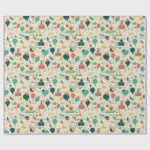Birthday Wrapping Paper Cadeaupapier (Vlak)