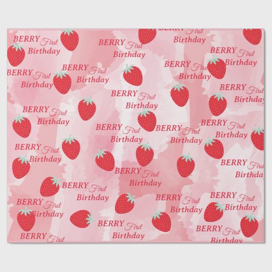 Birthday wrapping paper cadeaupapier (Vlak)