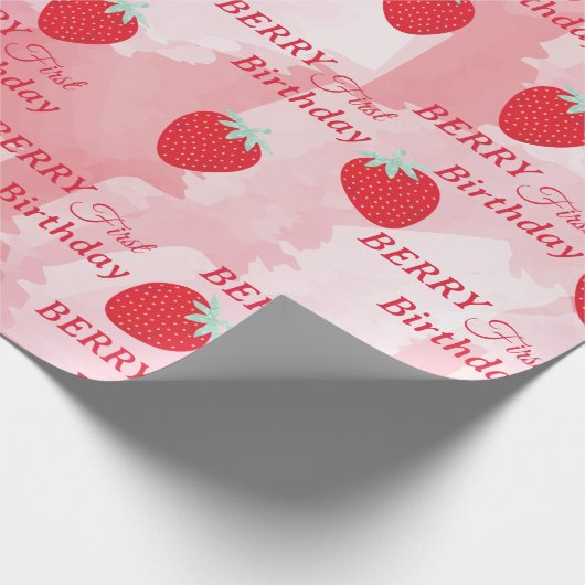 Birthday wrapping paper cadeaupapier (Hoek)