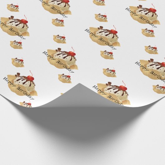 Birthday Wrapping Paper Cadeaupapier (Hoek)