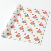 Birthday Wrapping Paper Cadeaupapier (Uitgerold)