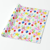 Birthday Wrapping Paper Cadeaupapier (Uitgerold)