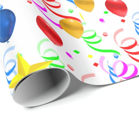 Birthday Wrapping Paper Cadeaupapier (Rol Hoek)