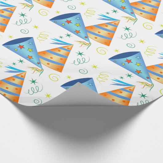 Birthday Wrapping Paper Cadeaupapier (Hoek)