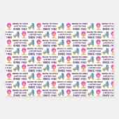 Birthday Wrapping Paper Sheets uit 1980 (Voorkant 3)