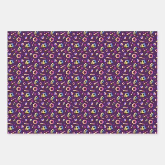 Birthday Wrapping Paper Sheets uit 1980 (Voorkant)