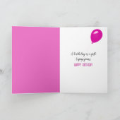 Birthday Yarn Basket in de tuin Kaart (Binnen)