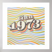 Birthday Year - Circa 1973 Poster (Voorkant)
