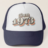 Birthday Year - Circa 1973 Trucker Pet (Voorkant)