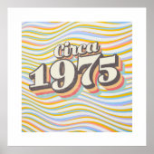 Birthday Year - Circa 1975 Poster (Voorkant)