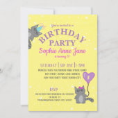 Birthday Yellow voor kinderen Kaart (Voorkant)