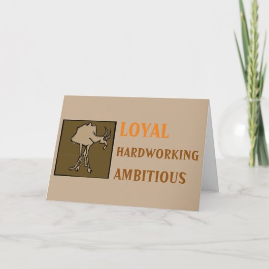 Birthday Zodiac Sign Personality Capricorn Kaart (Voorkant)