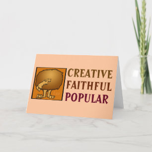 Birthday Zodiac Sign Personality Leo Card Kaart